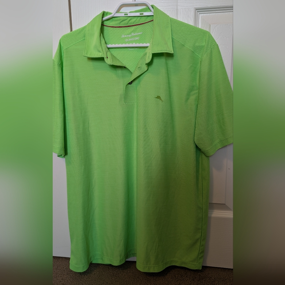 Tommy Bahama Mens Polo Shirt Islandzone Large